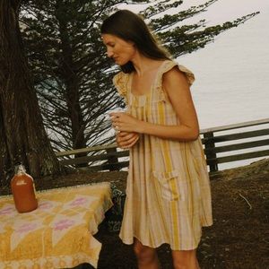 Christy Dawn Bennet dress, M, in Honey Plaid
